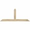 Ekena Millwork Portland Rough Sawn Timber Gable Bracket, Douglas Fir, 60"W x 25"H x 2"D x 4"F, 10/12 Pitch GBW060X25X0204POR00RDF - alternate 1